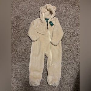 L.L. Bean infants Hi-Pile fleece bunting